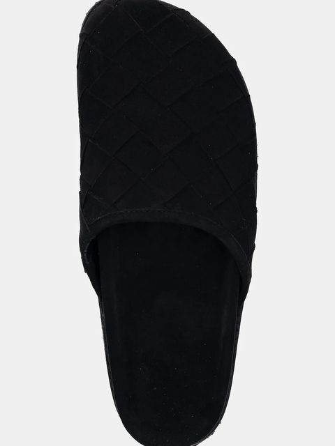 Answear.LAB kapcie zamszowe kolor czarny