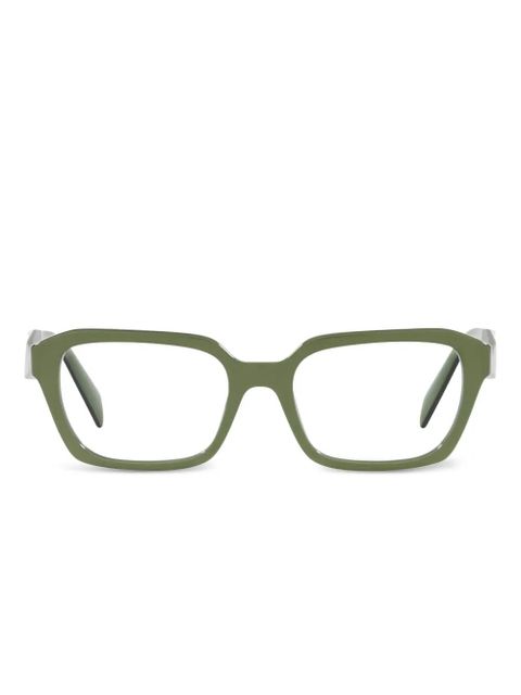 Prada Eyewear square-frame glasses - Green - zdjęcie produktu nr 1