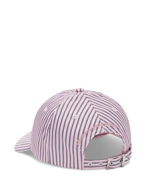 GANNI striped baseball cap - Pink - zdjęcie produktu nr 2