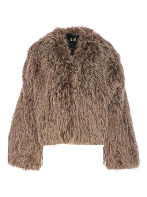 Eleh faux-fur jacket - Brown - zdjęcie produktu nr 1