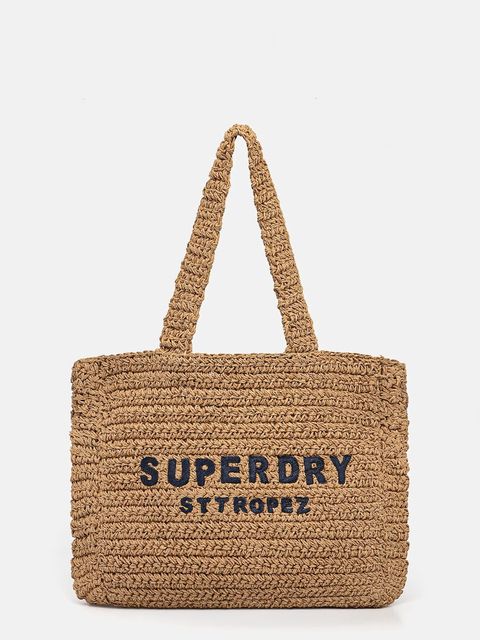 Superdry torebka kolor brązowy W9110401A-F4X - zdjęcie produktu nr 1
