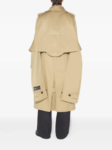 Jean Paul Gaultier double-breasted belted trench coat - Neutrals