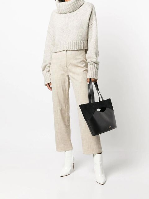 Cult Gaia Cori roll-neck knit jumper - Neutrals