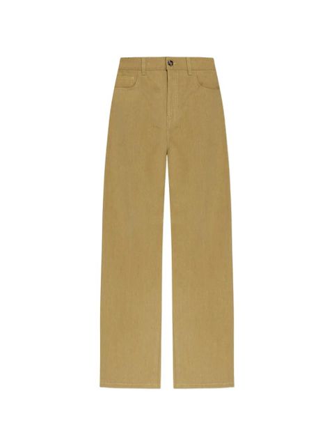 Róhe button-fastening trousers - Brown - zdjęcie produktu nr 1