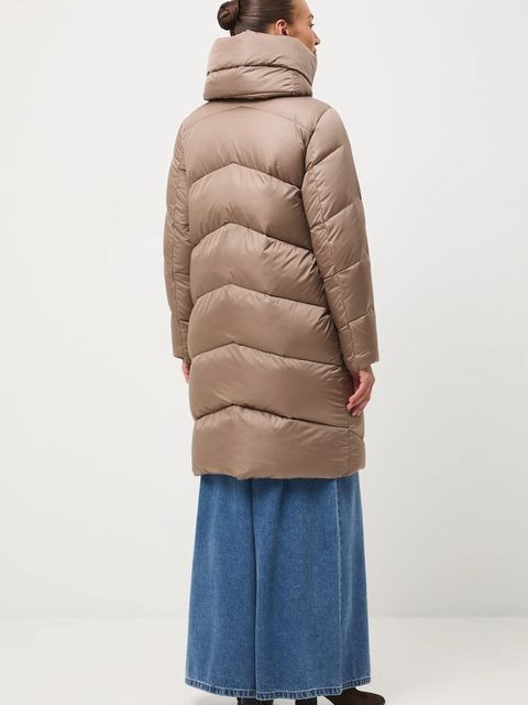 Medicine płaszcz puchowy kolor turkusowy