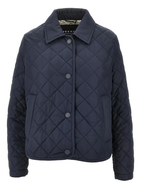 Weekend Max Mara quilted polo-collar jacket - Blue - zdjęcie produktu nr 1