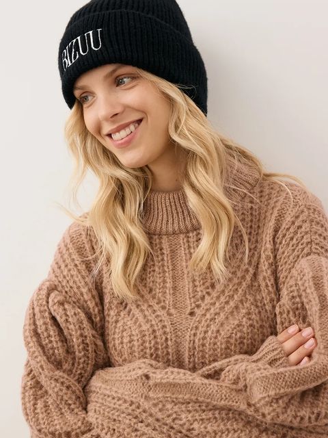 Bizuu czapka z dodatkiem wełny ROYU kolor czarny ROYU CZARNY