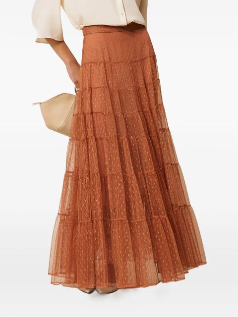 TWINSET tiered tulle skirt - Brown - zdjęcie produktu nr 1