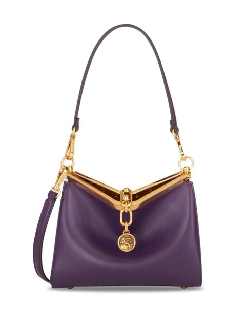 ETRO Vela leather shoulder bag - Purple - zdjęcie produktu nr 1