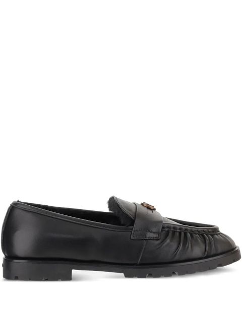 PINKO nappa leather loafers - Black - zdjęcie produktu nr 1