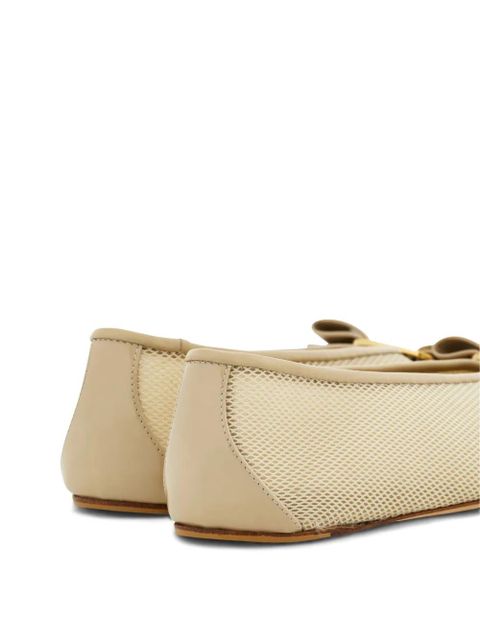 Ferragamo Vara mesh ballet flats - Neutrals - zdjęcie produktu nr 2