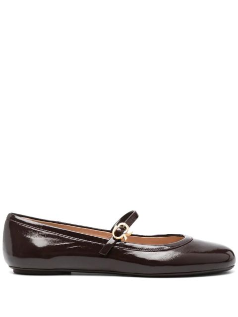 Gianvito Rossi leather ballet flats - Brown - zdjęcie produktu nr 1