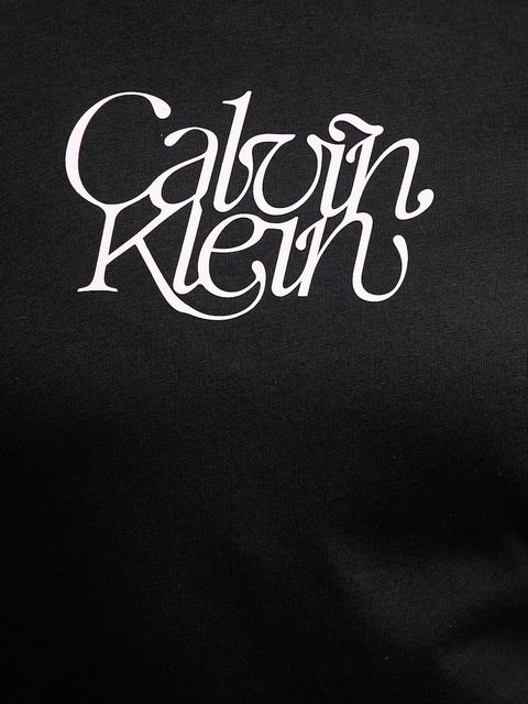 Calvin Klein Jeans t-shirt bawełniany damski kolor czarny LV047D210G