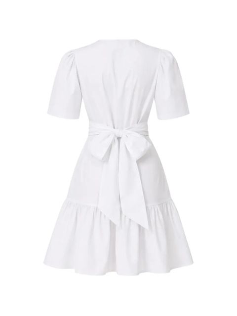 TWINSET belted tiered mini dress - White - zdjęcie produktu nr 2