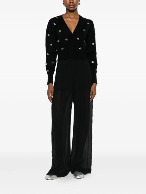 TWINSET floral-pattern cardigan - Black - zdjęcie produktu nr 2