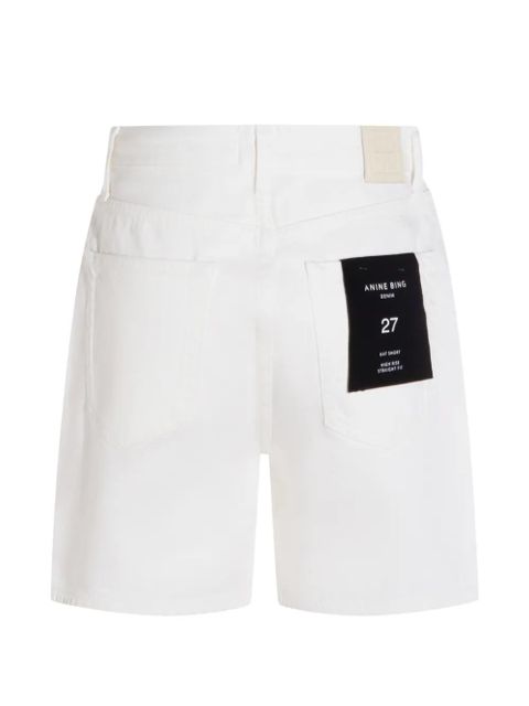 ANINE BING high-rise shorts - White - zdjęcie produktu nr 2