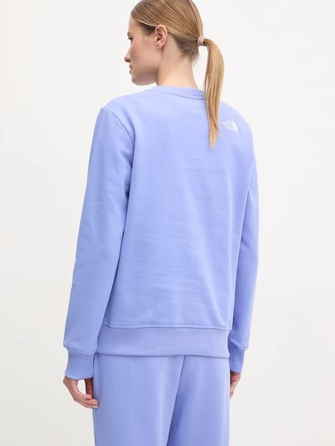 The North Face bluza Drew Peak damska kolor niebieski z aplikacją NF0A89EF7UH1 - zdjęcie produktu nr 2