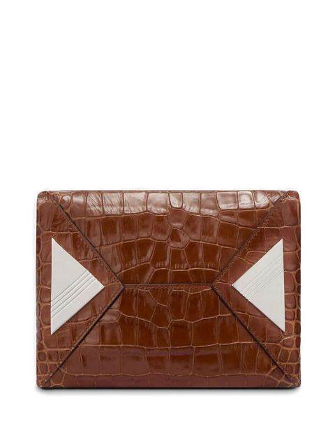 The Attico mini La Passeggiata asymmetric tote bag - Brown