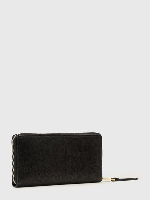 AllSaints portfel skórzany TRAVEL damski kolor czarny W277XD - zdjęcie produktu nr 2