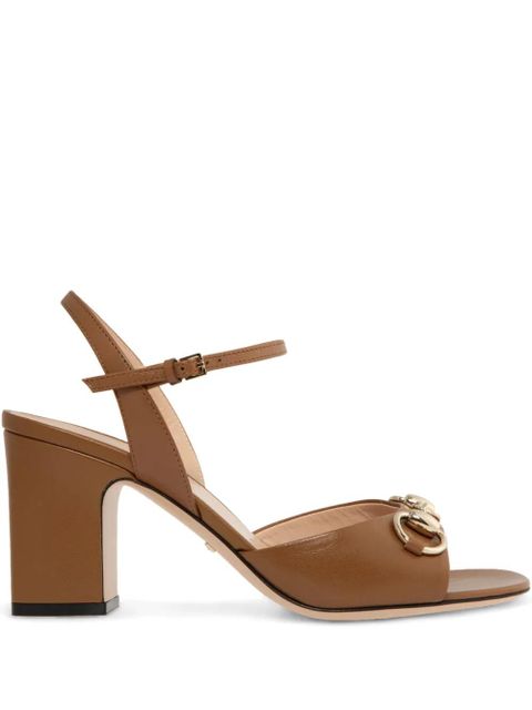 Gucci 75mm Lady Horsebit sandals - Brown - zdjęcie produktu nr 1