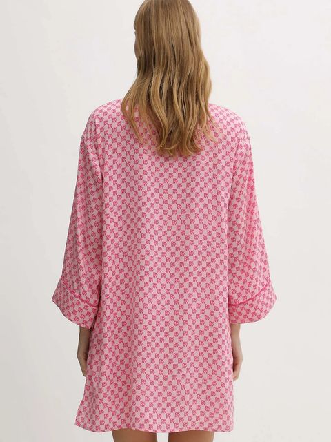 Dkny koszula nocna damska kolor różowy YI30061