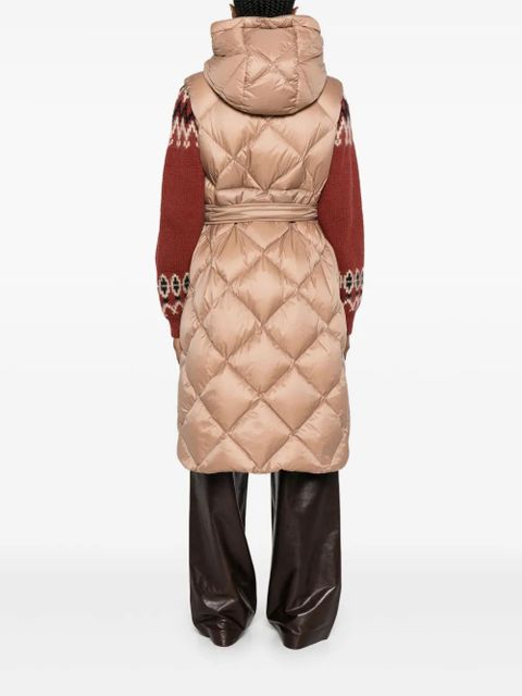 Max Mara belted quilted coat - Neutrals