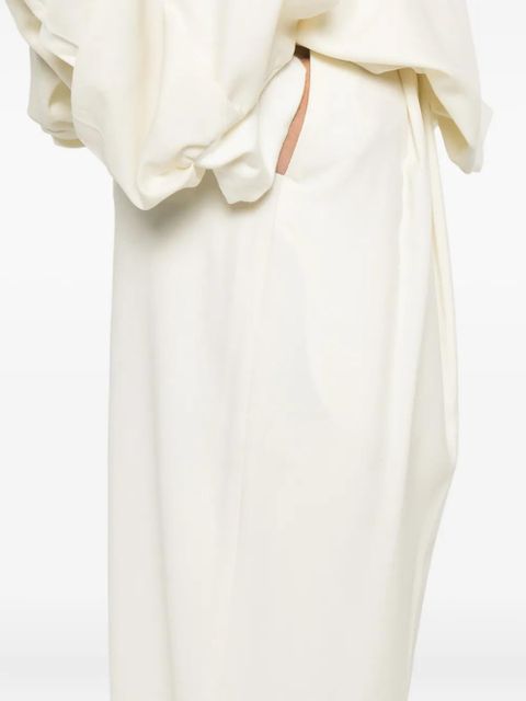 Aya Muse pleated trousers - White - zdjęcie produktu nr 2