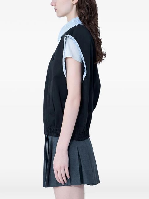 Miu Miu elasticated black vest - zdjęcie produktu nr 2