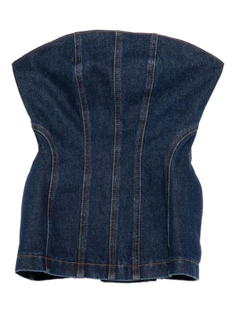 Magda Butrym denim corset - Blue - zdjęcie produktu nr 1