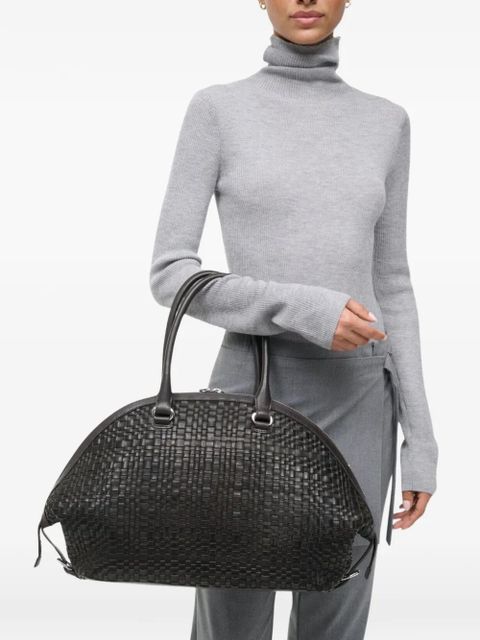 STAUD Hester woven tote bag - Brown - zdjęcie produktu nr 2