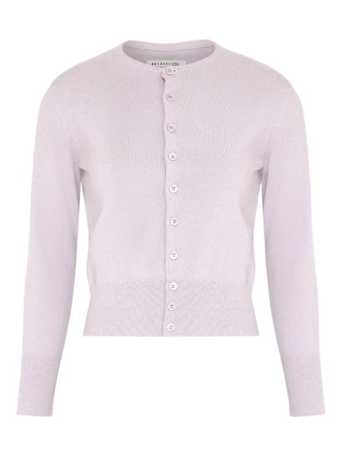 Maison Margiela virgin-wool cardigan - Purple - zdjęcie produktu nr 1