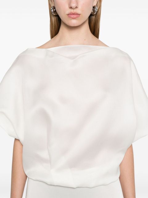 KHAITE Niles blouse - White