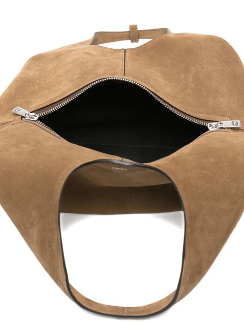 Coperni suede top-handle tote bag - Brown