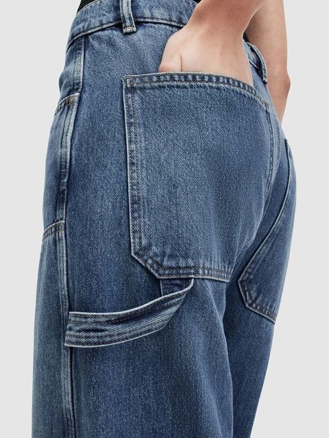 AllSaints jeansy MIA CARPENTER damskie high waist