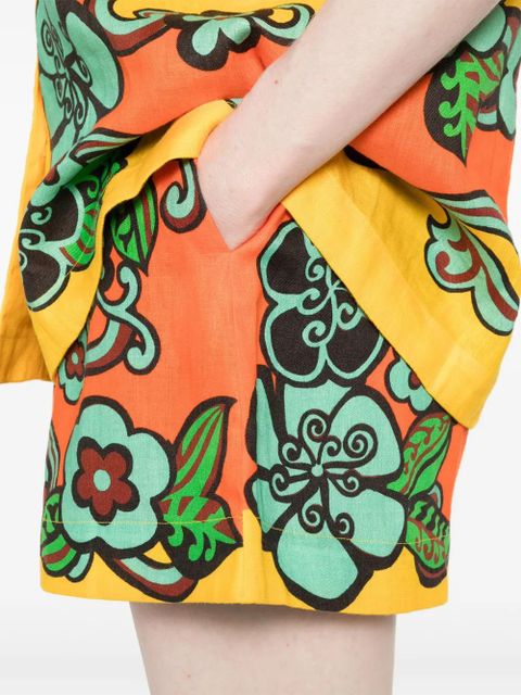 ALEMAIS floral shorts - Yellow - zdjęcie produktu nr 2