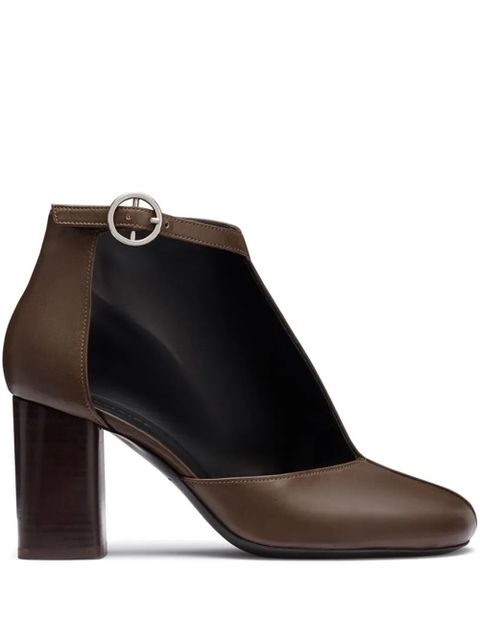 LEMAIRE 80mm cut-out boots - Brown - zdjęcie produktu nr 1