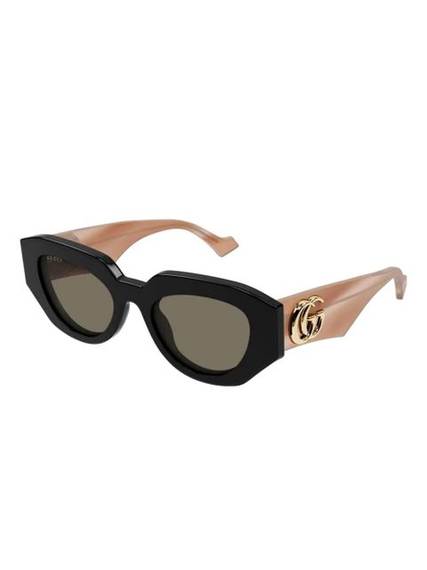 Gucci Eyewear logo-detail sunglasses - Black - zdjęcie produktu nr 2