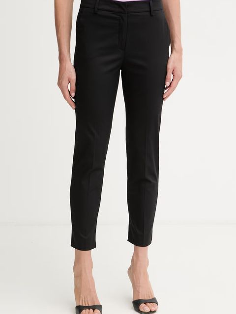 Weekend Max Mara spodnie damskie bawełniane z elastanem CECCO - zdjęcie produktu nr 1