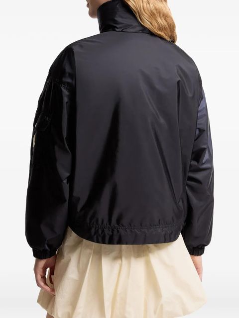 Moncler zip bomber coat - Black