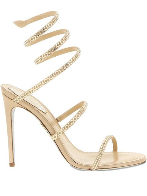 René Caovilla Cleo leather sandals - Neutrals - zdjęcie produktu nr 1