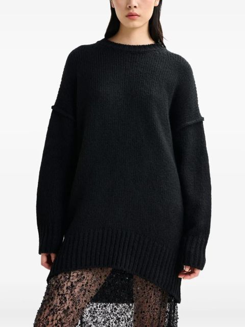 Essentiel Antwerp Ifly ruffled mini dress - Black