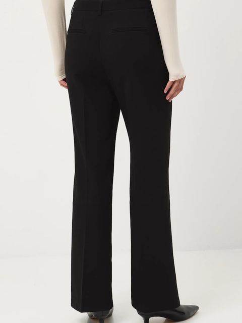 Medicine spodnie damskie kolor czarny dzwony medium waist