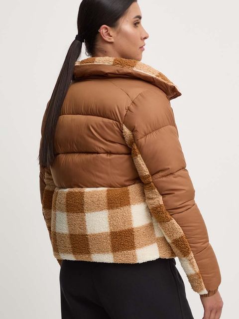 Columbia kurtka Leadbetter Point Sherpa kolor brązowy zimowa 1955243