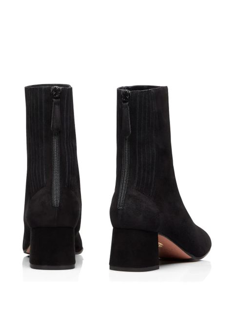 Aquazzura Saint Honore suede ankle boots - Black