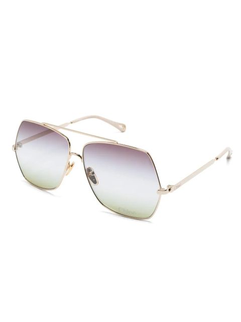 Chloé Eyewear Aly sunglasses - Gold - zdjęcie produktu nr 2