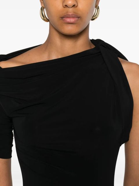 Jacquemus The Drapeado maxi dress - Black