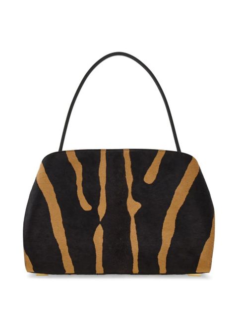 Ferragamo medium Hug soft bicolor shoulder bag - Black