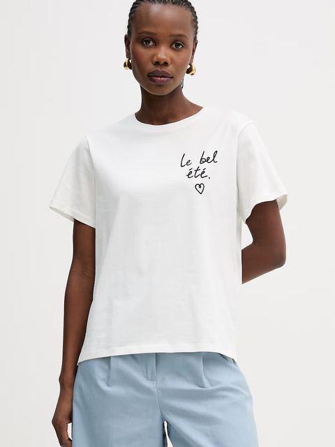 Weekend Max Mara t-shirt bawełniany BORA - zdjęcie produktu nr 2