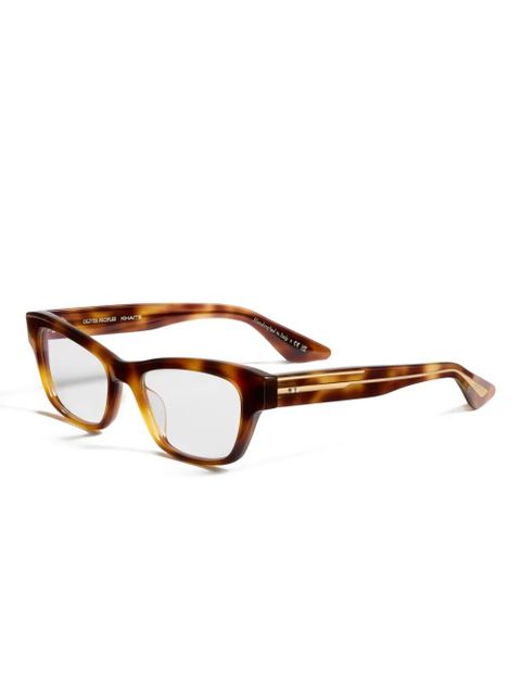 KHAITE rectangle frame glasses - Brown - zdjęcie produktu nr 2