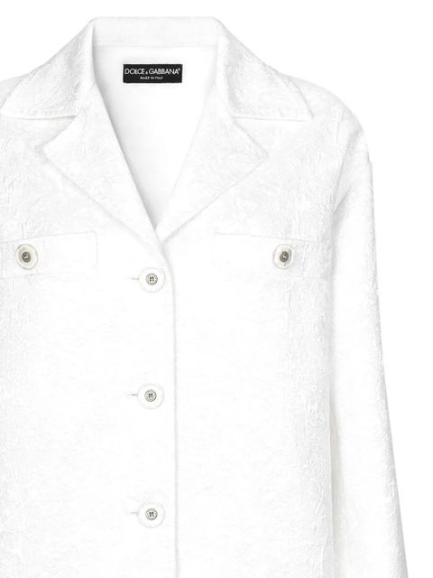 Dolce & Gabbana jacquard brocade coat - White - zdjęcie produktu nr 2